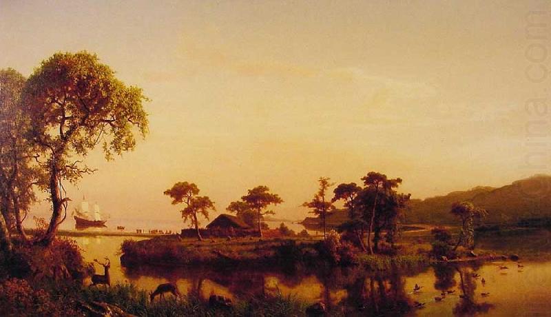 Gosnold at Cuttyhunk, Albert Bierstadt